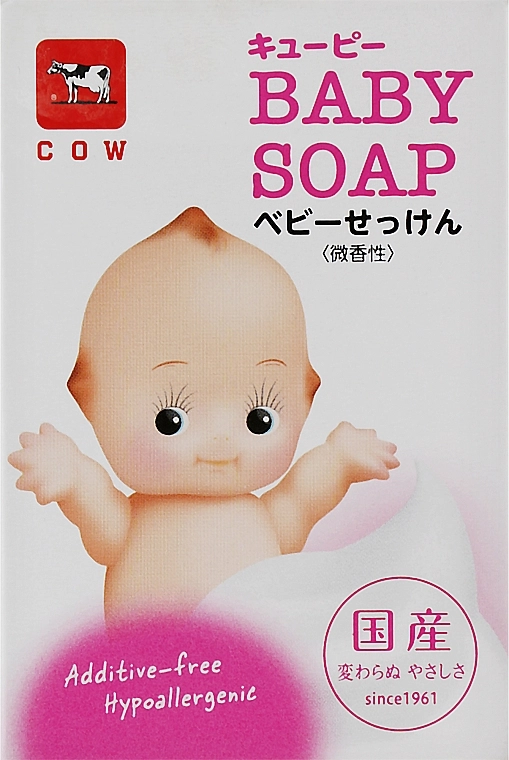 Дитяче туалетне мило - COW Kewpie Baby Soap, 90 г - фото N1