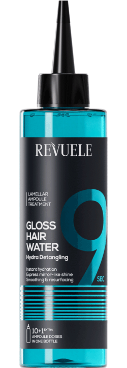 Жидкий кондиционер для сухих и ломких волос - Revuele Gloss Hair Water Hydra Detangling, 220 мл - фото N1