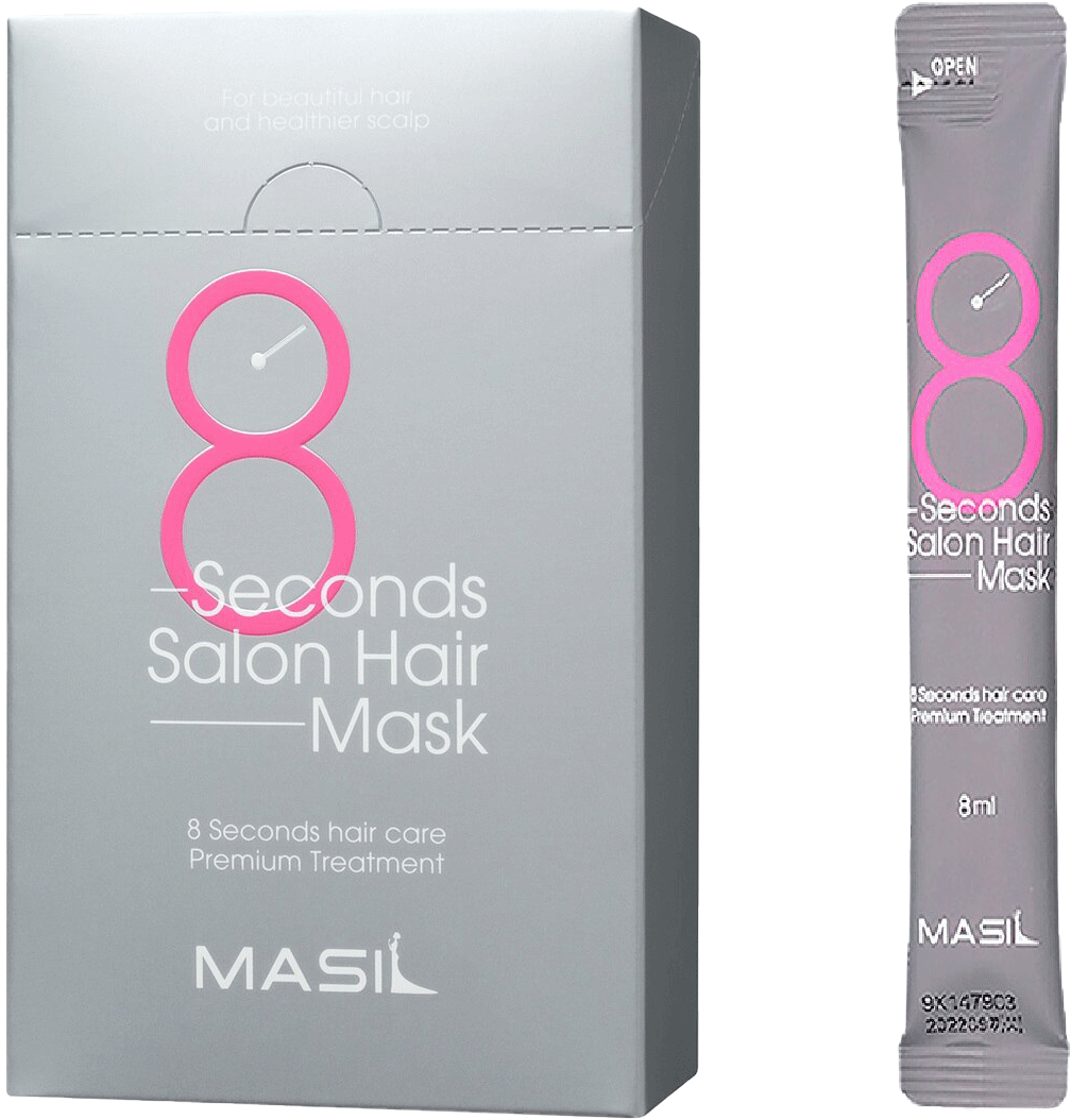 Зволожуюча маска для волосся з салонним ефектом за 8 секунд - Masil 8 Seconds Salon Hair Mask, 20x8 мл - фото N1