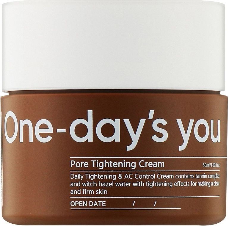 Крем для для сужения пор - One-Day's You Tightening Cream, 50 мл - фото N1