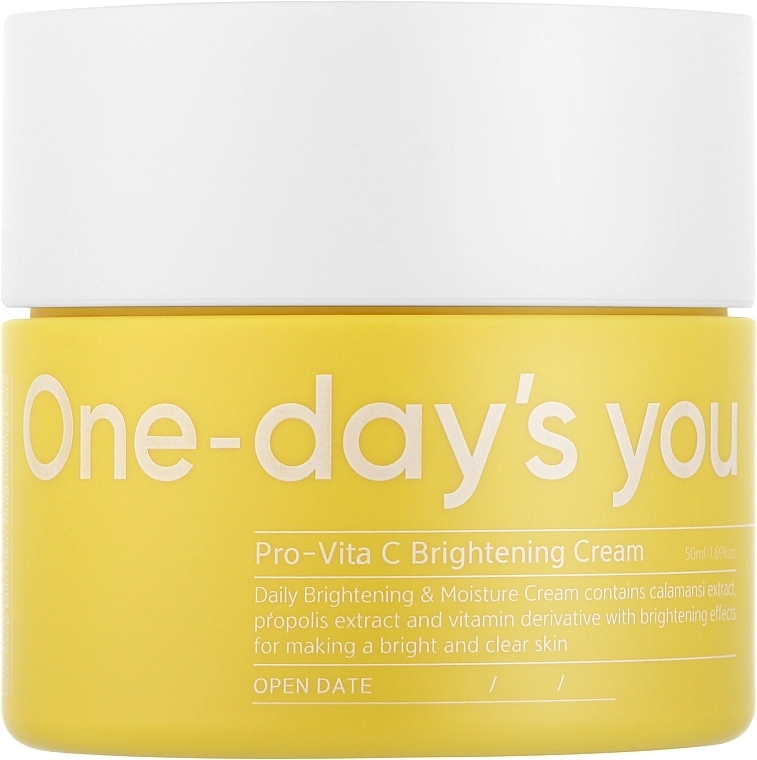 Осветляющий крем для лица с витамином C - One-Day's You Vita-C Brightening Cream, 50 мл - фото N1