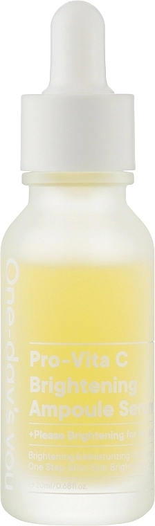 Ампульная осветляющая сыворотка для лица с витамином C - One-Day's You Vita-C Brightening Ampoule Serum, 20 мл - фото N1