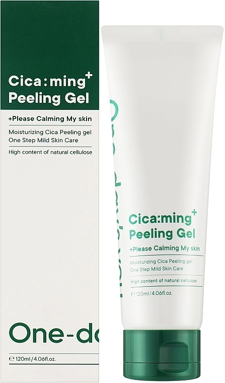 Пилинг-гель для лица с центелой - One-Day's You Cica:ming Peeling Gel, 120 мл - фото N2