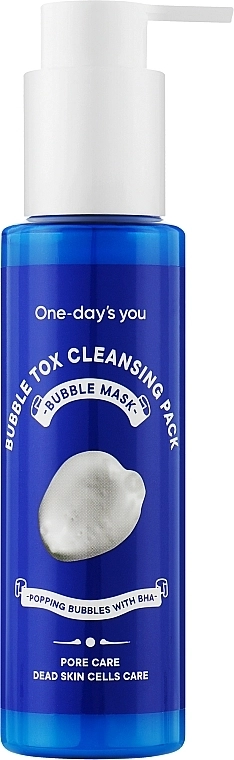 Очищаюча маска для обличчя - One-Day's You Bubble Tox Cleansing Pack, 100 мл - фото N1