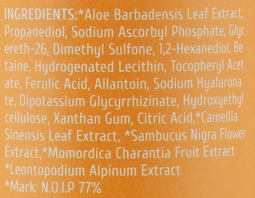 Антиоксидантная сыворотка с витамином C для сияния кожи - Cos De Baha VM Vitamin C MSM Serum, 30 мл - фото N3