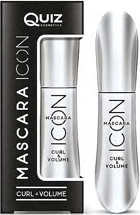 Туш для вій ICON "Підкручування та об'єм" - Quiz ICON Mascara Curl & Volume, 9 г - фото N1