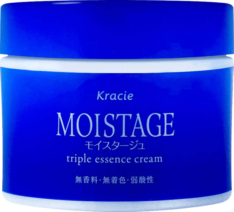 Увлажняющий ночной крем для лица тройного действия - Kracie Moistage Tripple Essence Cream, 100 г - фото N1