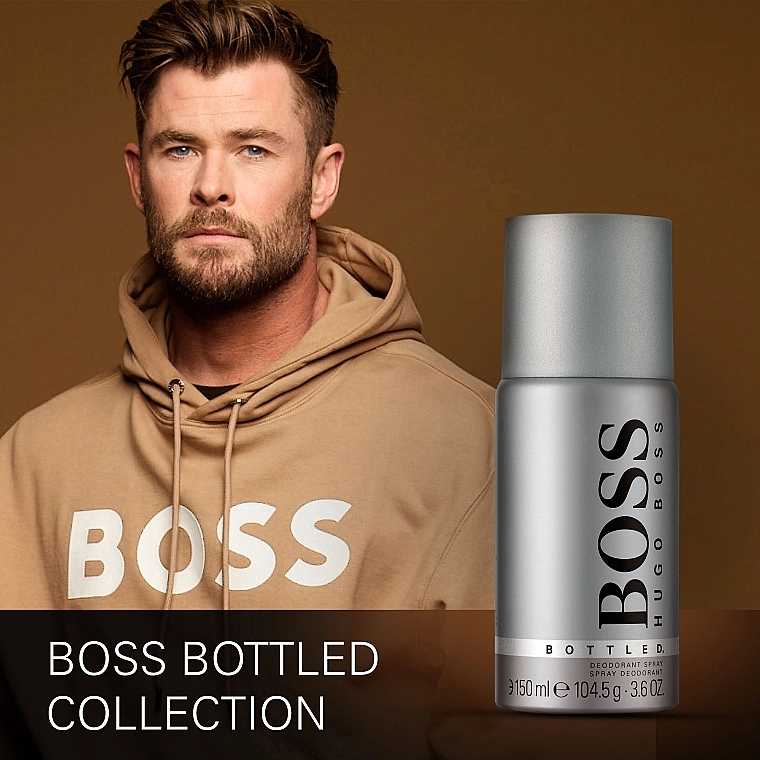 Парфюмированный дезодорант-спрей мужской - Hugo Boss BOSS Bottled, 150 мл - фото N2