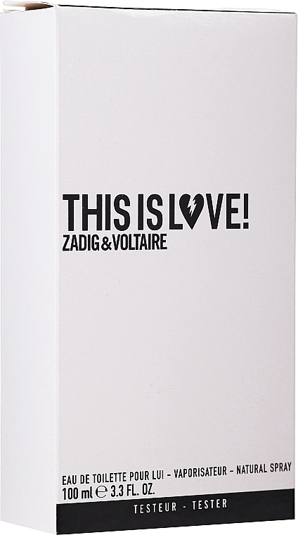 Туалетная вода мужская - Zadig & Voltaire This Is Love! for Him (ТЕСТЕР), 100 мл - фото N3