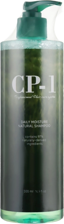 Натуральний зволожуючий шампунь для щоденного застосування - Esthetic House CP-1 Daily Moisture Natural Shampoo, 500 мл - фото N2