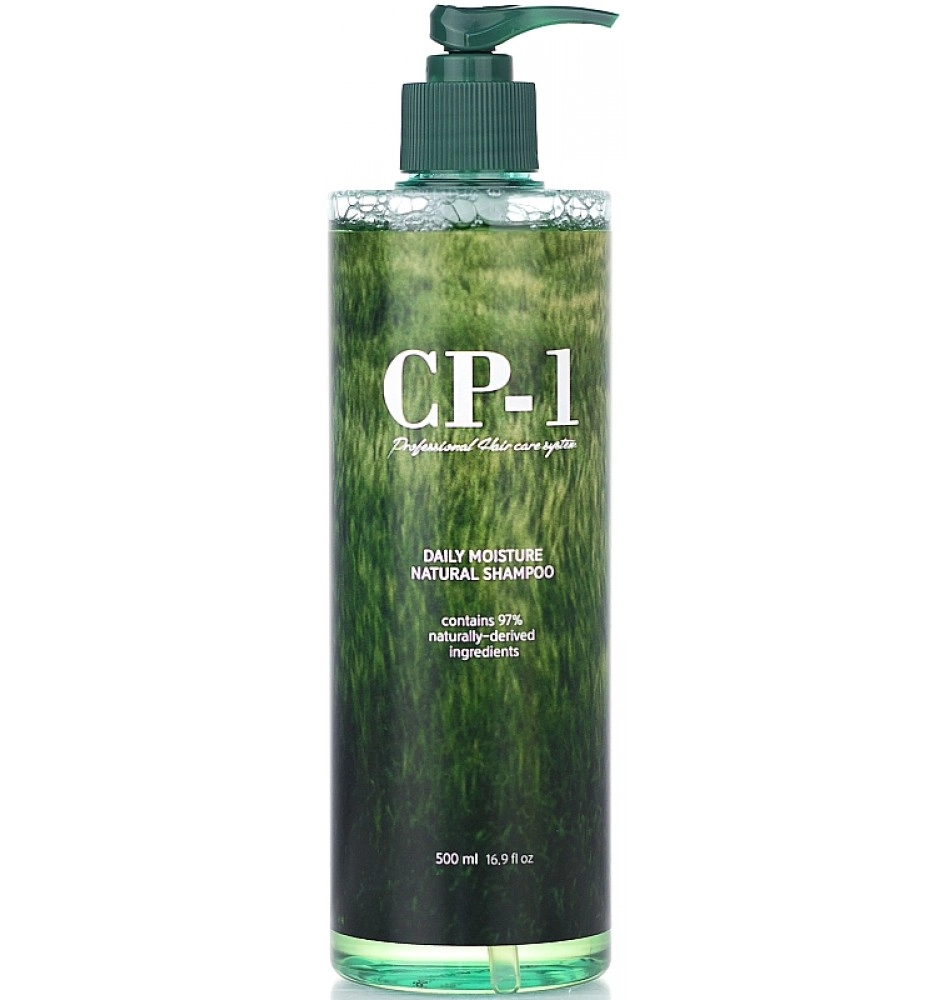 Натуральний зволожуючий шампунь для щоденного застосування - Esthetic House CP-1 Daily Moisture Natural Shampoo, 500 мл - фото N1