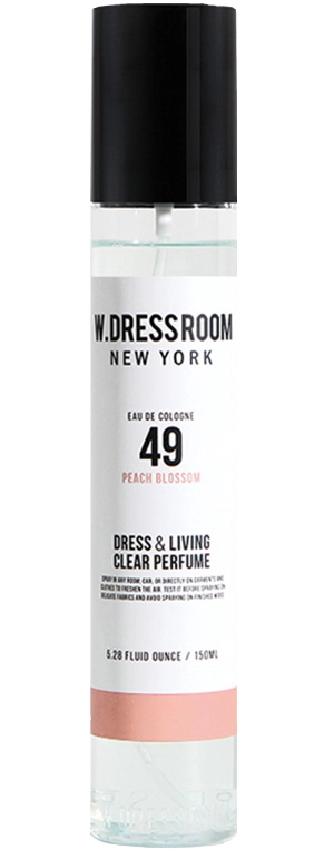 Парфюмированная вода для одежды и дома - W.DRESSROOM Dress & Living Clear Perfume No.49 Peach Blossom, 150 мл - фото N1