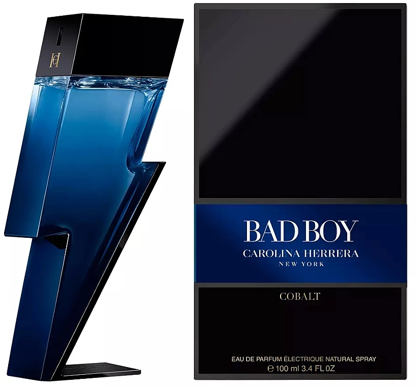 Парфумована вода чоловіча - Carolina Herrera Bad Boy Cobalt, 100 мл - фото N3