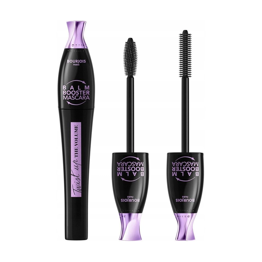 Тушь для ресниц укрепление и уход - Bourjois Twist Up The Volume Balm Booster Mascara, Black, 8 мл - фото N1