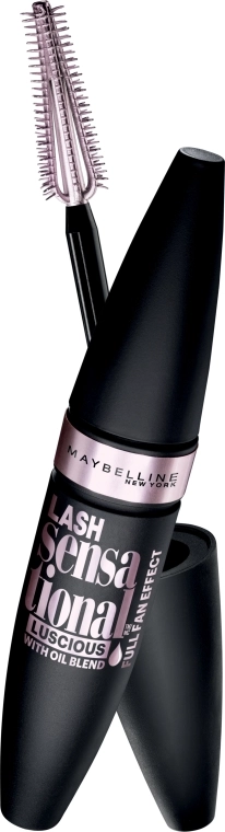 Туш для вій - Maybelline New York Lash Sensational Luscious With Oil Blend, Black, 9 мл - фото N2