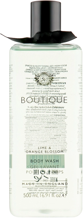 Гель для душу "Лайм та квітка апельсина" - Grace Cole Boutique Body Wash Lime & Orange Blossom, 500 мл - фото N1