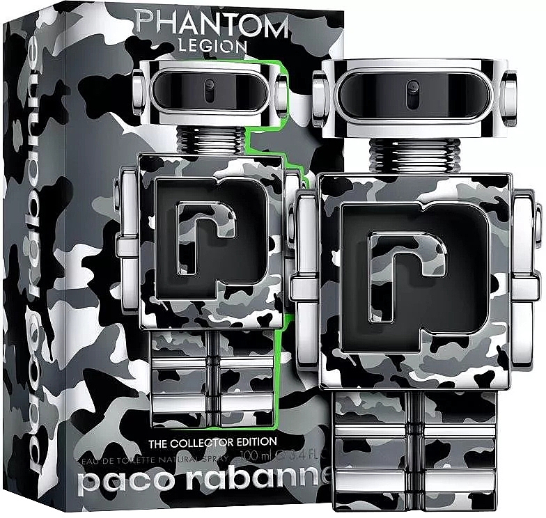 Туалетная вода мужская - Paco Rabanne Phantom Legion (ТЕСТЕР), 100 мл - фото N1