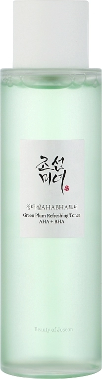Тонер для лица с кислотами - Beauty Of Joseon Green Plum Refreshing Toner AHA + BHA, 150 мл - фото N1