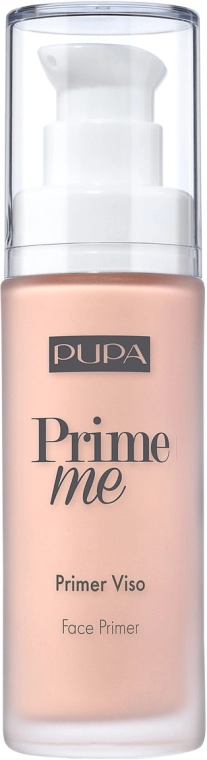 Корректирующий праймер для тусклой кожи лица - Prime Me Corrective Face Primer - Pupa Prime Me Corrective Face Primer, 005 Peach, 30 мл - фото N1