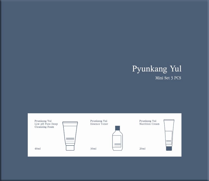 Набір мініатюр - Pyunkang Yul Pyunkang Miniature 3 Type Set, пінка 40 мл + тонер 30 мл + крем 20 мл - фото N3