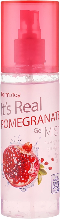 Гранатовий гель-міст для обличчя - FarmStay It's Real Pomegranate Gel Mist, 120 мл - фото N1
