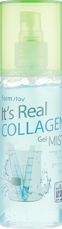Гель-мист для лица с коллагеном - FarmStay It's Real Collagen Gel Mist, 120 мл - фото N2