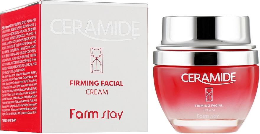 Укрепляющий крем для лица с керамидами - FarmStay Ceramide Firming Facial Cream, 50 мл - фото N1