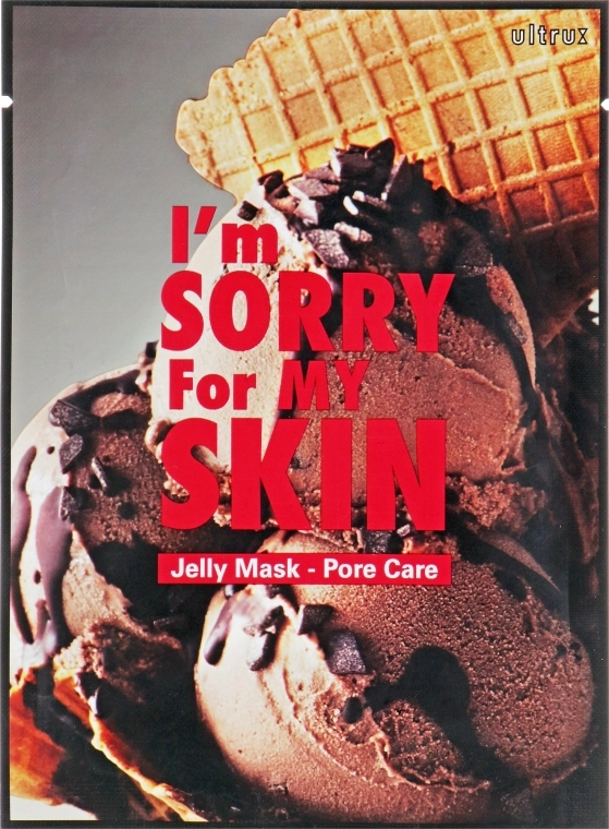 Тканинна маска "Догляд за порами" - Ultru I'm Sorry For My Skin Pore Care Mask, 33 мл, 1 шт - фото N1