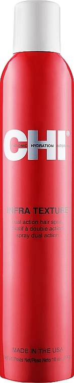 Лак для волосся подвійної дії - CHI Infra Texture Dual Action Hair Spray, 284 мл - фото N1