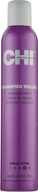 Лак для волос Magnified Volume Finishing Spray влагоустойчивый, быстросохнущий - CHI Magnified Volume Finishing Spray, 74 г - фото N2