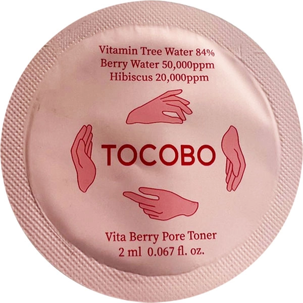 Тонер для сужения пор - TOCOBO Vita Berry Pore Toner, пробник, 1 мл - фото N1