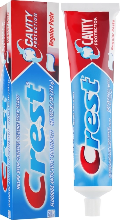 Зубная паста - Crest Cavity Protection Regular Paste, 161 г - фото N2