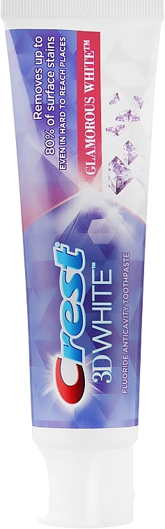 Отбеливающая зубная паста - Crest 3D White Luxe Glamorous White Vibrant Mint Flavor, 107 г - фото N1