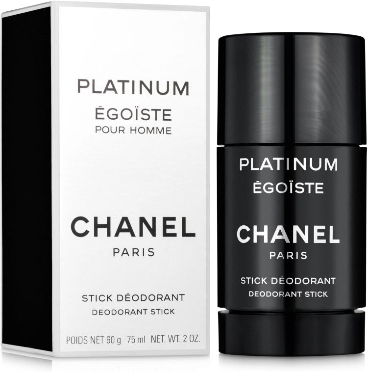 Дезодорант стік - Chanel Egoiste Platinum, 75 мл - фото N1