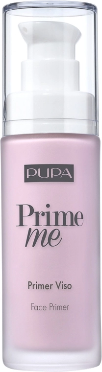 Коригувальний праймер для тьмяної шкіри обличчя - Prime Me Corrective Face Prime - Pupa Prime Me Corrective Face Primer, 004 Lilac, 30 мл - фото N1