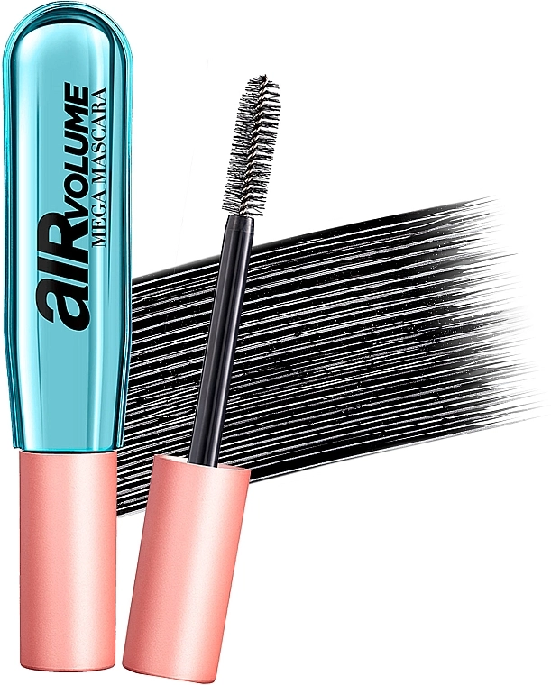 Водостійка туш для вій - L'Oreal Professionnel Air Volume Mega Mascara Easy Waterproof, 9.4 мл - фото N1