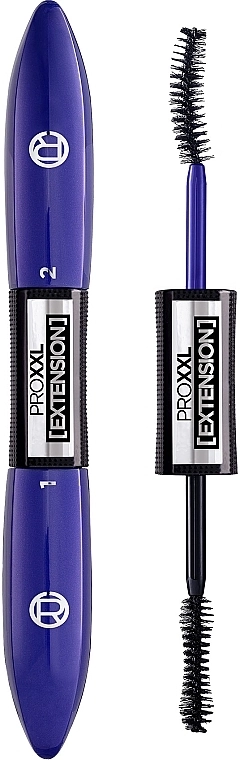 Подвійна туш для об'єму та подовження вій - L'Oreal Professionnel Pro XXL Extension Mascara, 13.6 мл - фото N1