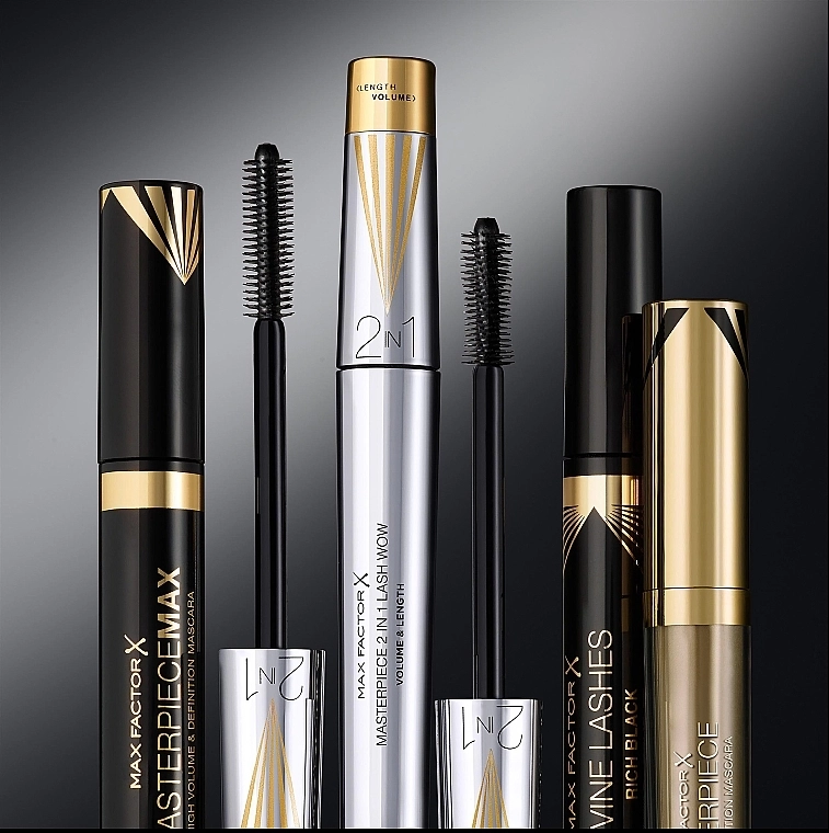 Туш для вій - Max Factor Masterpiece 2 In 1 Lash WOW Volume & Length Mascara, 7 мл - фото N11