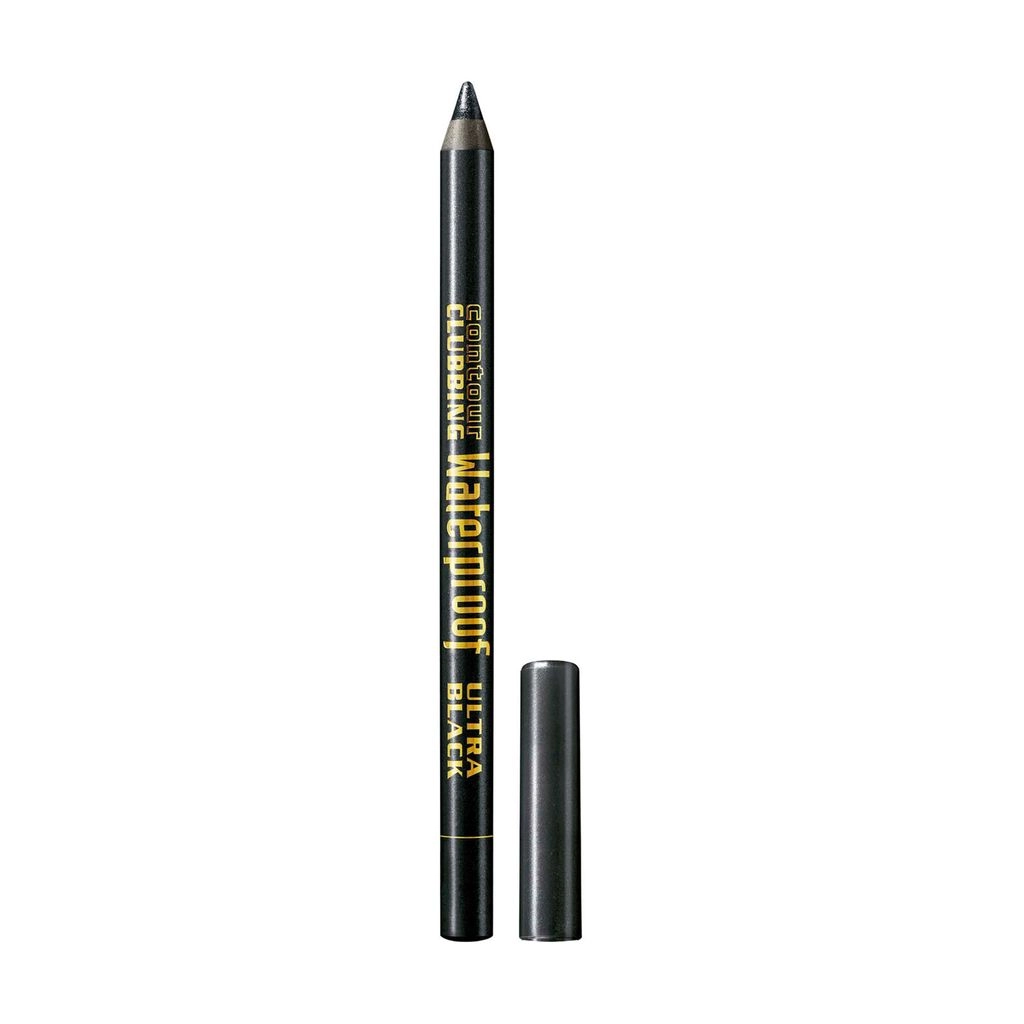 Водостійкий олівець для повік - Bourjois Contour Clubbing Waterproof, 54 Ultra Black - фото N1
