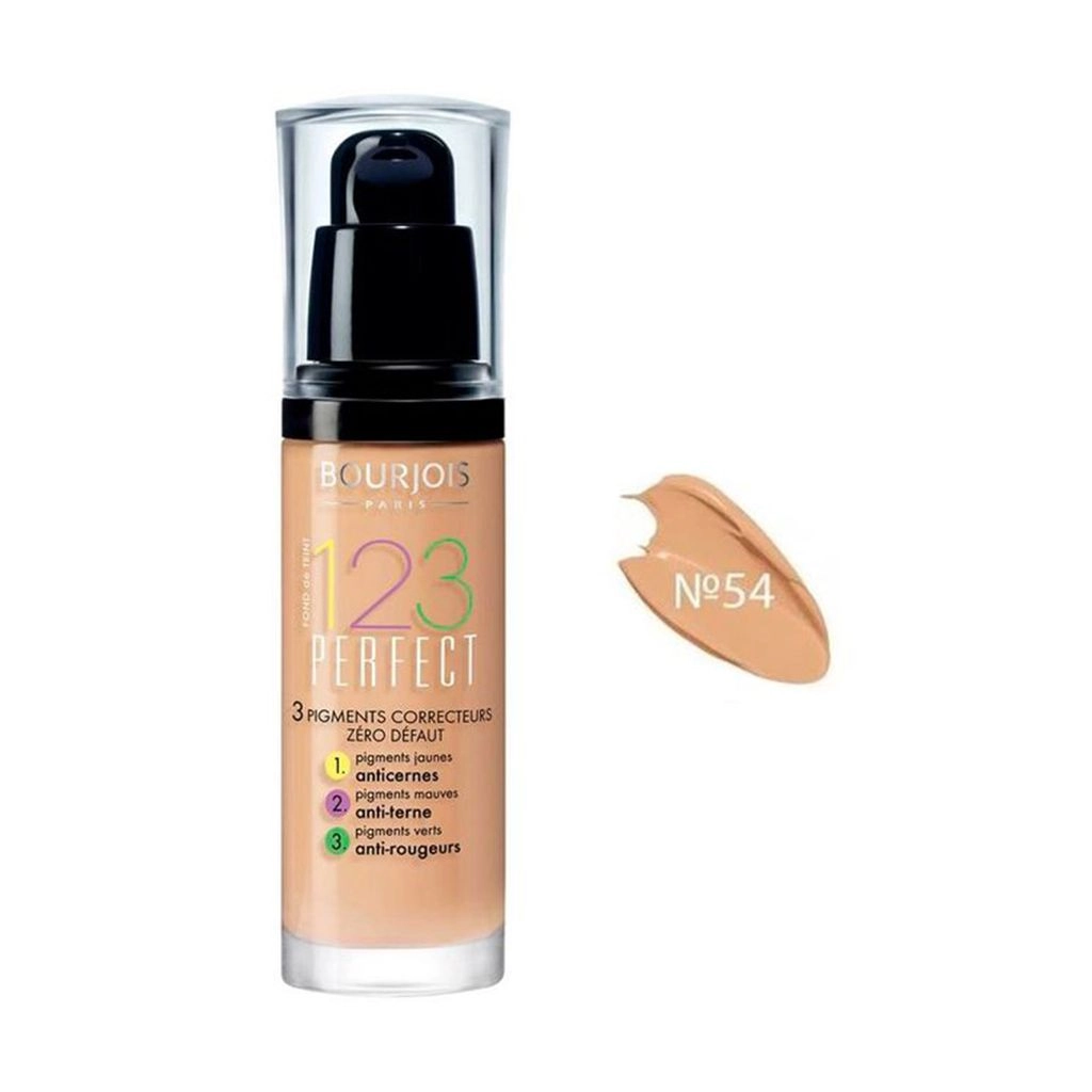 Тональная основа для лица - Bourjois 123 Perfect Foundation, 54 Beige, 30 мл - фото N2