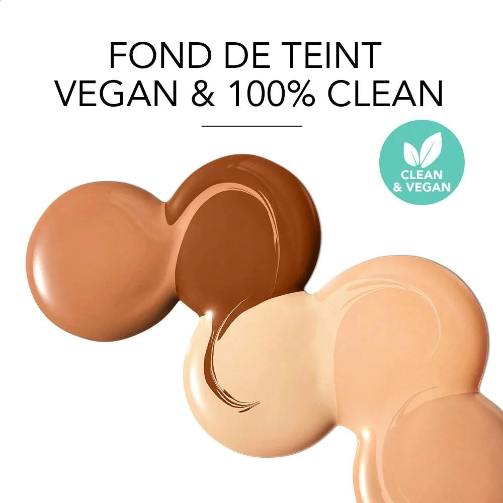 Увлажняющая тональная основа для лица - Bourjois Healthy Mix Clean & Vegan, 50.5N Light Ivory, 30 мл - фото N4