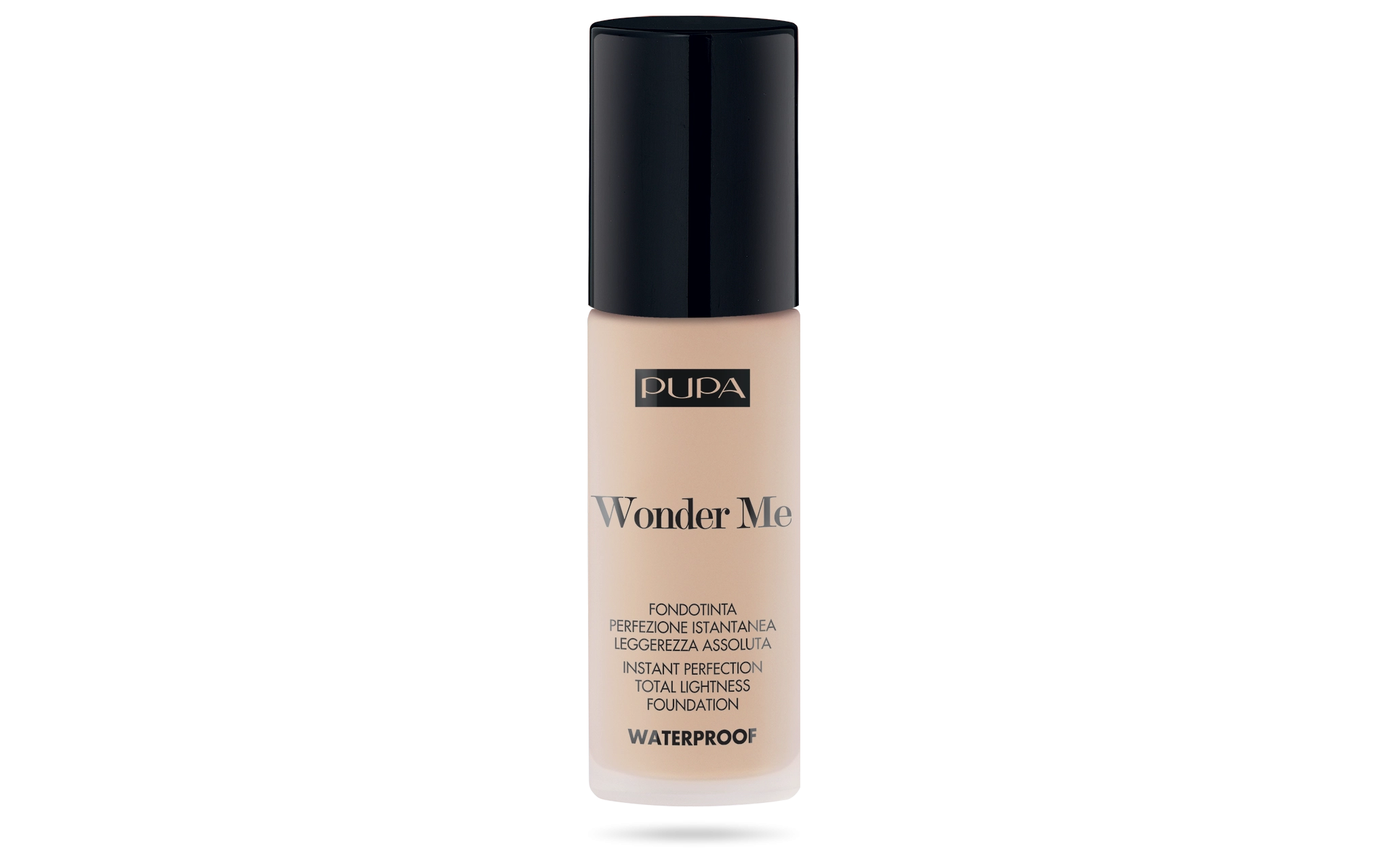 Водостойкая тональная основа - Pupa Waterproof Wonder Me Fluid Foundation, 010 Porcelain Neutral, 30 мл - фото N1