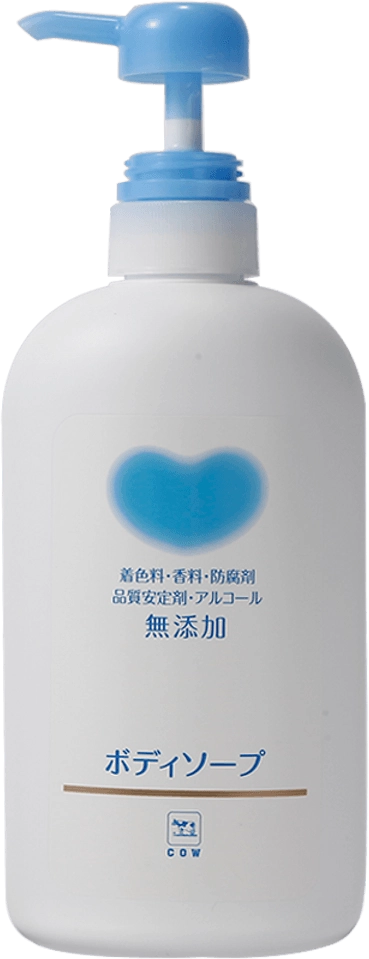 Натуральное мыло-пенка для чувствительной кожи лица и тела - COW Natural Gentle No Additive Body Wash, 550 мл - фото N1