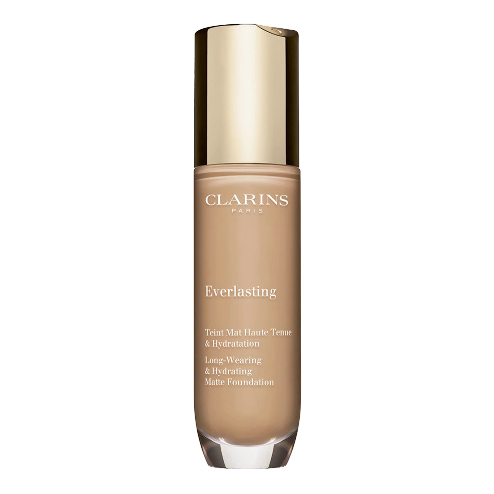 Тональная основа для лица - Clarins Everlasting Long-Wearing And Hydrating Matte Foundation, 110N Honey, 30 мл - фото N1