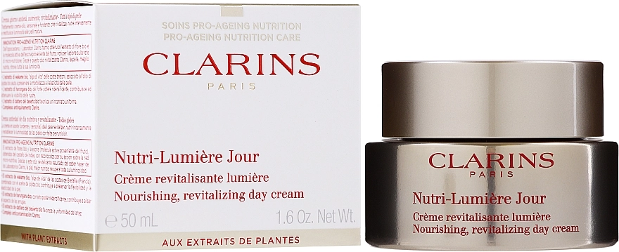 Дневной омолаживающий крем - Clarins Nutri-Lumière Jour Day Cream, 50 мл - фото N1