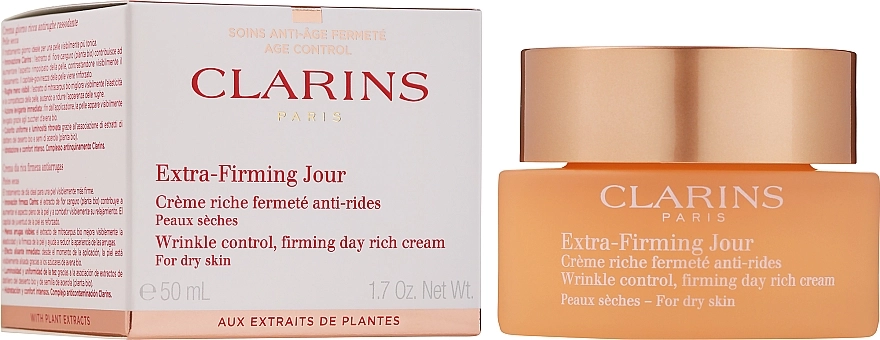 Укрепляющий дневной крем - Clarins Extra-Firming Jour Day Rich Cream, 50 мл - фото N1