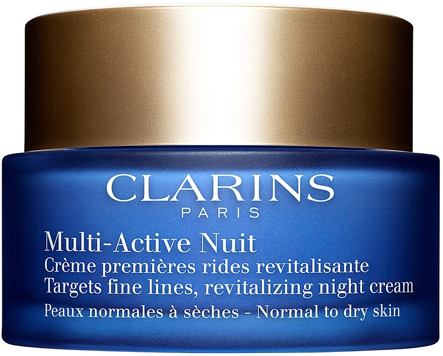 Ночной крем для нормальной и сухой кожи - Clarins Clarins Multi-Active Nuit Night Cream Normal To Dry Skin, 50 мл - фото N1