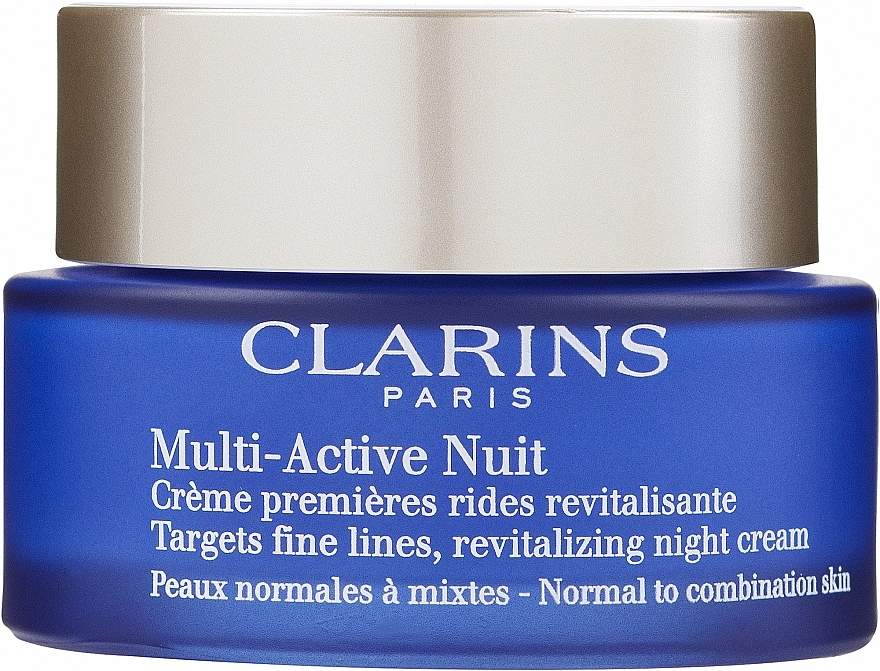 Ночной крем для нормальной и комбинированой кожи - Clarins Multi-Active Nuit Night Cream Normal to Combination Skin, 50 мл - фото N1