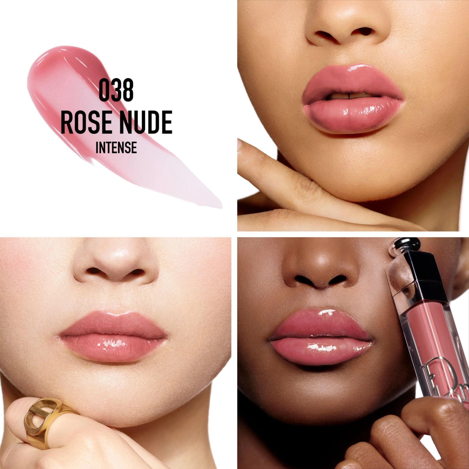 Блиск для губ - Dior Addict Lip Maximizer, 038 Rose Nude, 6 мл - фото N2