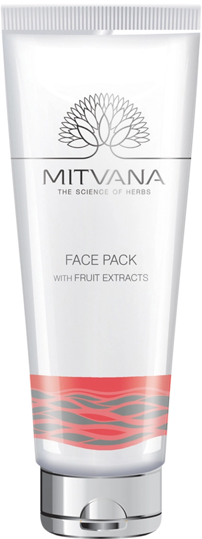Маска для лица с экстрактом фруктов - Mitvana Face Pack With Fruit Extracts, 100 мл - фото N1
